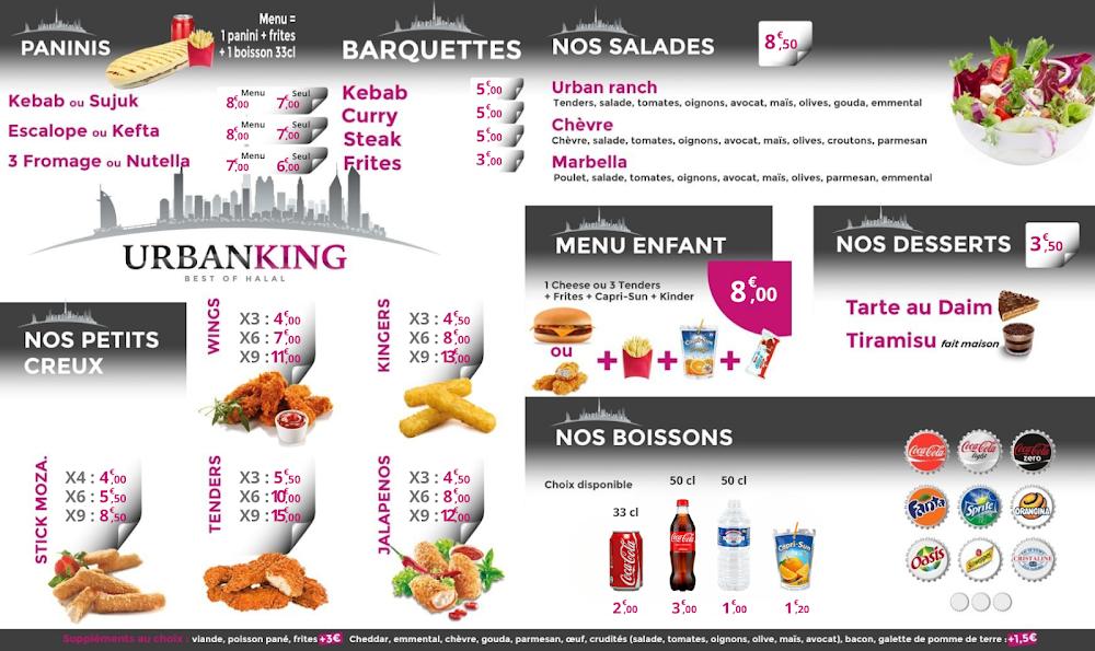 URBAN KING - Menu Image 1